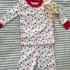 NEW Baby Long-Long Set in Red Mini Heart